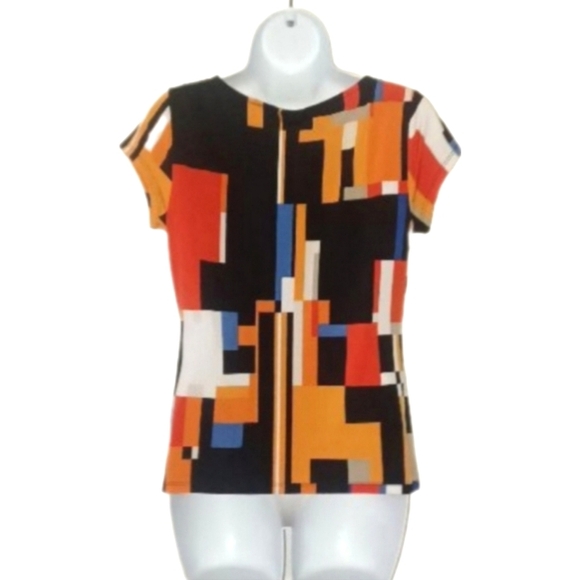 Worthington Multi-Colored Pattern Blouse - Picture 2 of 4